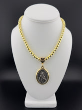 Load image into Gallery viewer, San Judas Medallion in Metallic Beads Chain