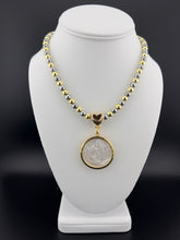 Load image into Gallery viewer, San Benito Medallion in Metallic Beads Chain
