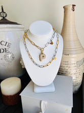 Load image into Gallery viewer, Big Stoned Initial Necklace
