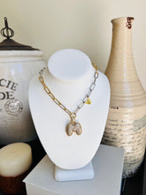 Load image into Gallery viewer, Big Stoned Initial Necklace