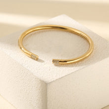 Load image into Gallery viewer, Open Bracelet with Stones