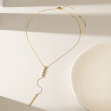 Load image into Gallery viewer, Stone Lariat Necklace