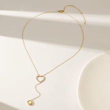Load image into Gallery viewer, Pendulum Heart Necklace