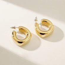 Load image into Gallery viewer, Wide C-Shaped Earrings