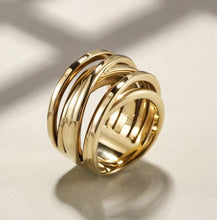 Load image into Gallery viewer, Crossed-Strap Ring