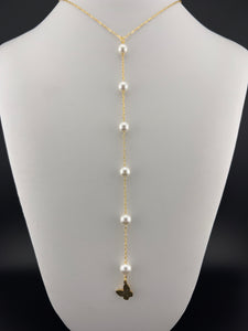 Pearl Lariat Necklace