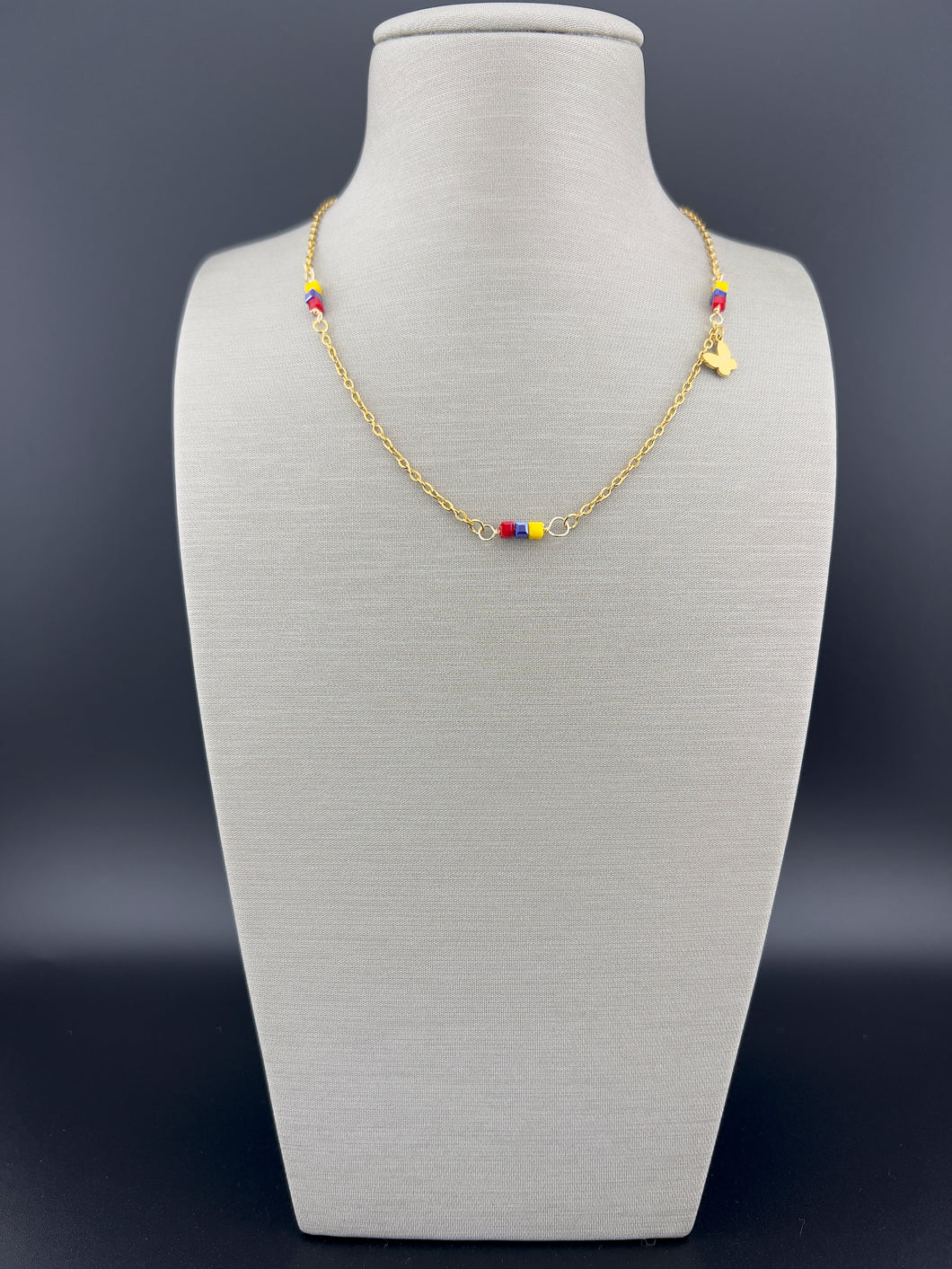 Three Venezuelan Flag Necklace